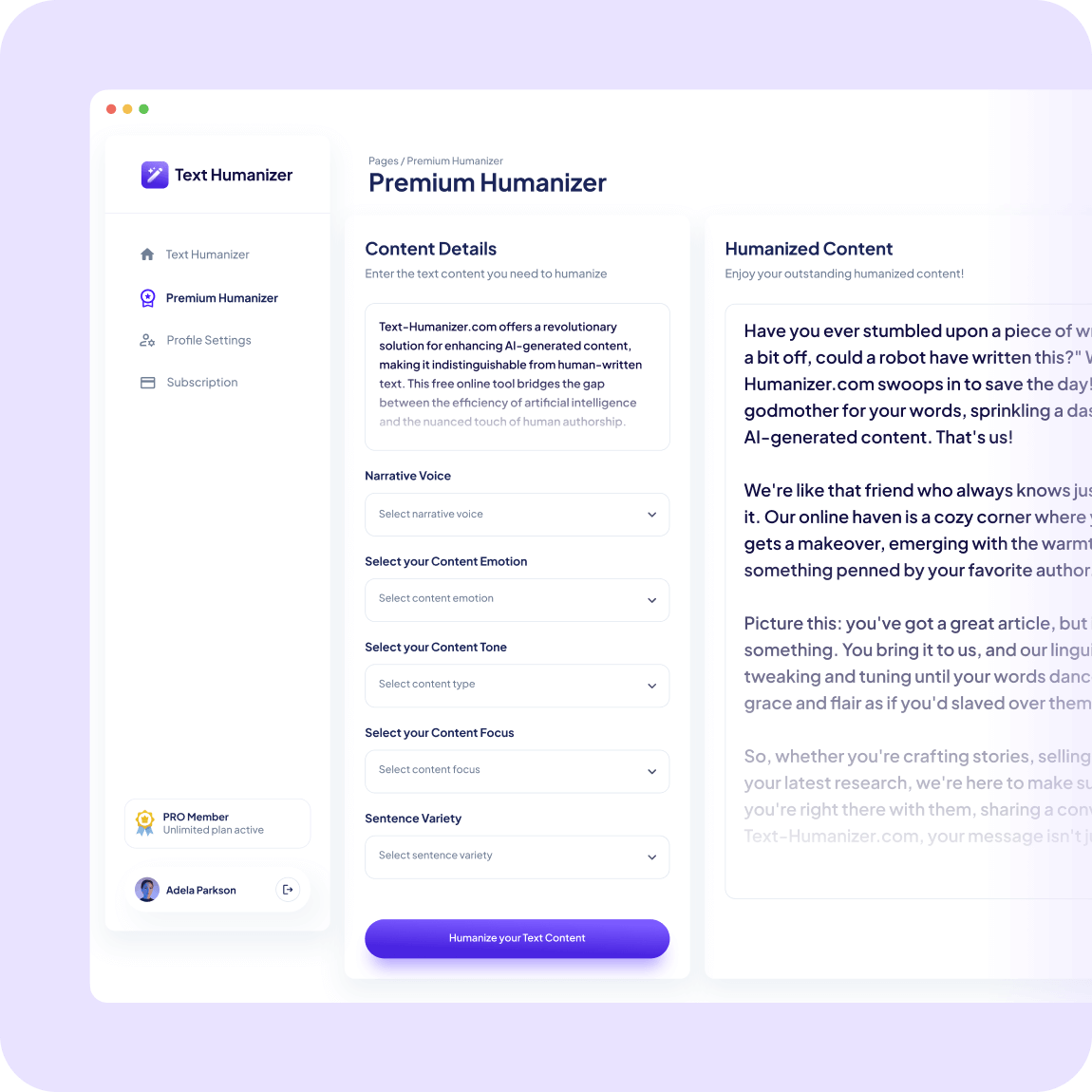 Free Advanced AI Text Content Humanizer Tool - Text-Humanizer.com - image feature 2